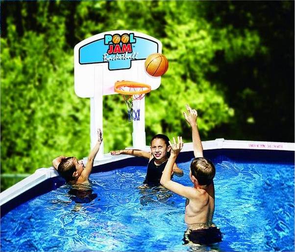 Above Ground Pool  Volleyball/Basketball Game