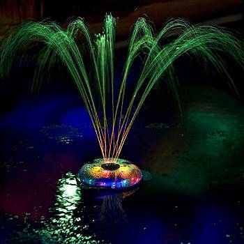 Light and Fountain for Swimming Pools