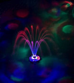Light and Fountain for Swimming Pools