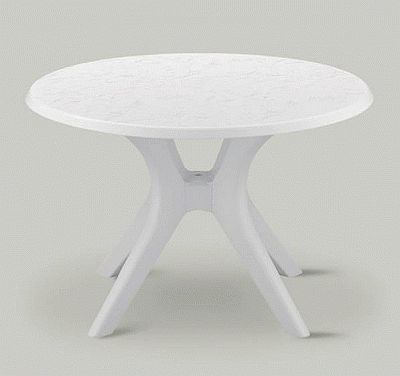 Plastic Patio Table on Home   Pool Furniture   Kettalux 46in Round Poolside Table