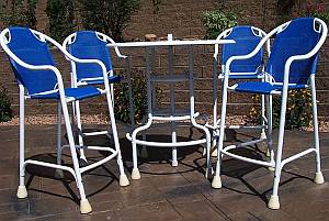 Pool Party Furniture on Pool Deck