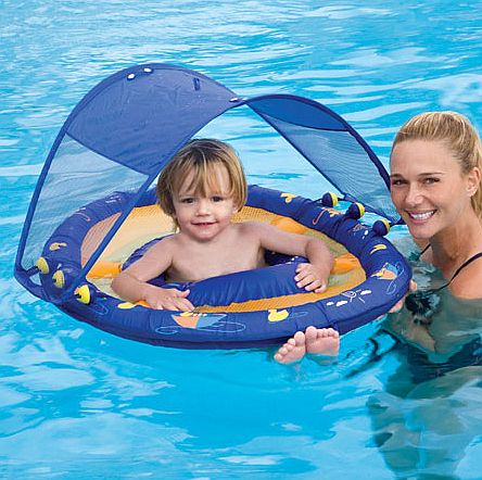 baby pool float with canopy
