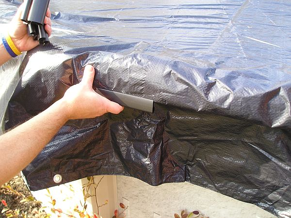 pool clips winter swimming secure covers keep ground above place rail backyardcitypools