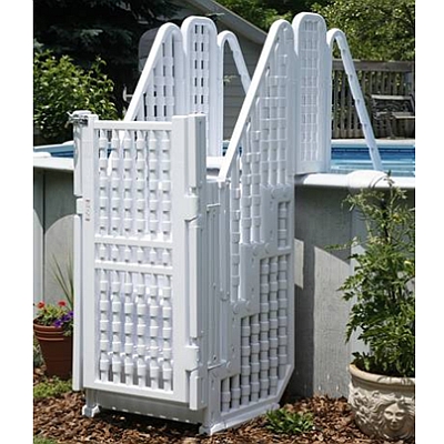Easy Entry Pool Stairs System with Gate - NE138