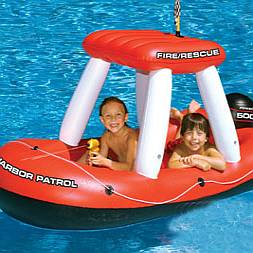 Fire Boat Squirter Pool Float