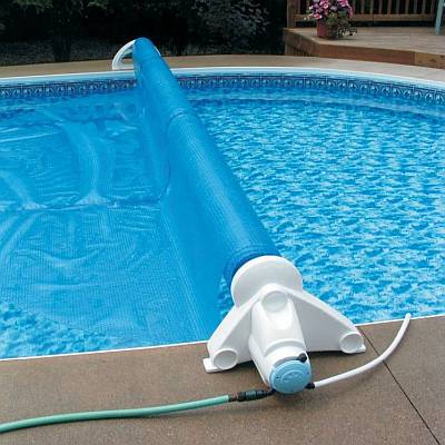 Solar Pool Cover Reels make using your Solar Pool Cover much easier