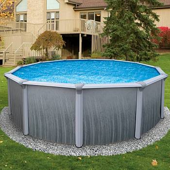 Martinique Round Pool, Liner and Skimmer 27ft x 52in