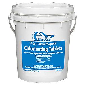 3" 5 in 1 Chlorine Tablets - 40lbs - NC150
