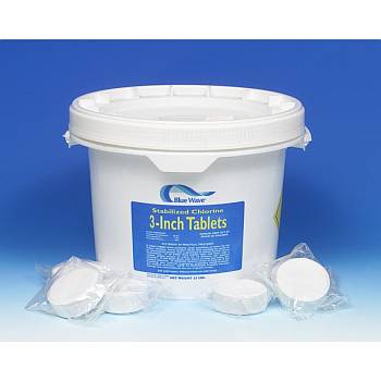 3 inch Stabilized Chlorine Tablets - 25lbs Bucket