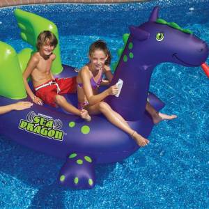 Sea Dragon Giant Ride On Pool Float