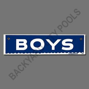 Boys Dressing Room Sign