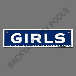 Girls Dressing Room Sign