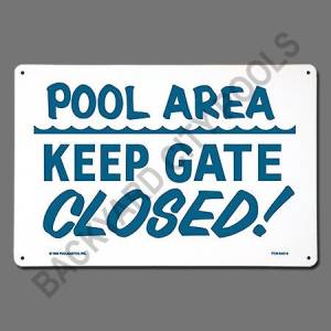 Keep Gate Closed Sign