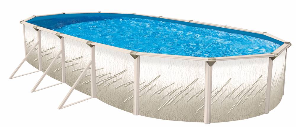 Pretium 15 x 30 x  52 inch Oval Pool, Liner and Skimmer