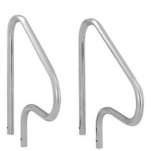 Stainless Steel Figure Four Set of Pool Handrails