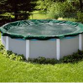 Swimline Winter Cover / Pool Size 33ft Round / 15 yr Green