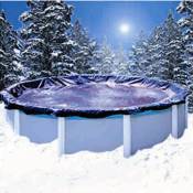 Swimline Winter Cover / Pool Size 15ft Round / 10 yr Blue