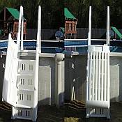 Neptune Deluxe Pool Steps With Gate