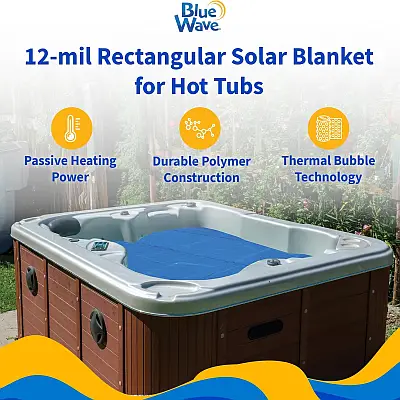 12-mil Hot Tub Solar Cover Overview