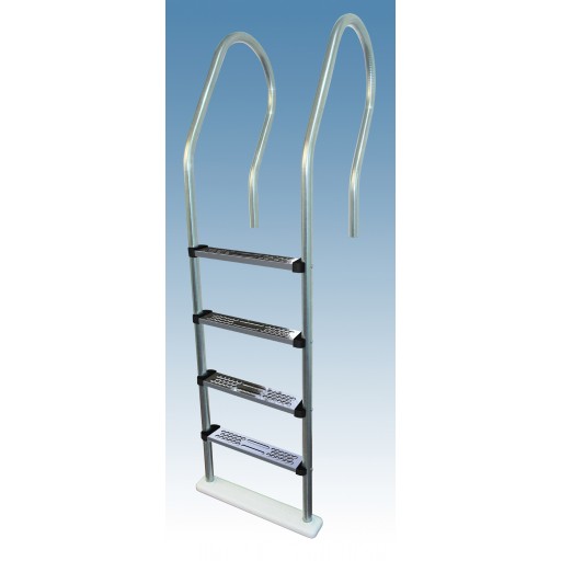 Stainless Steel Tread Reverse Bent In-Pool Ladder