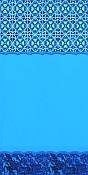 Vinyl Liner -  AG 15ftx30ft Oval Pool - Spanish Tile / Beaded 48in