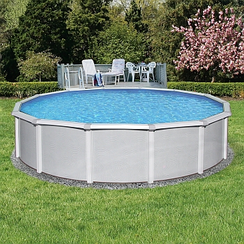 Samoan Round 24' x 52in Pool and Liner Kit