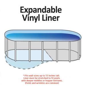 Expandable Overlap Vinyl Liner