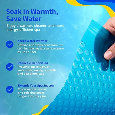 Blue Wave Spa Solar Blanket Features