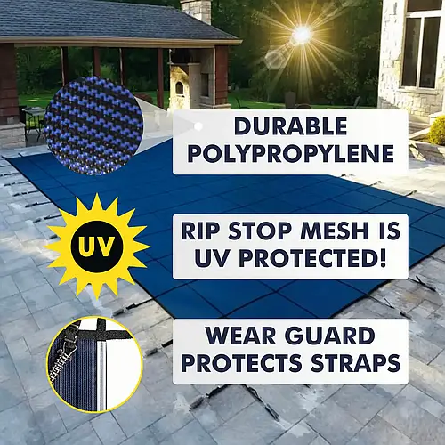 Polypropylene Fabric has Rip Stop design and Rubbing Strips to protect straps