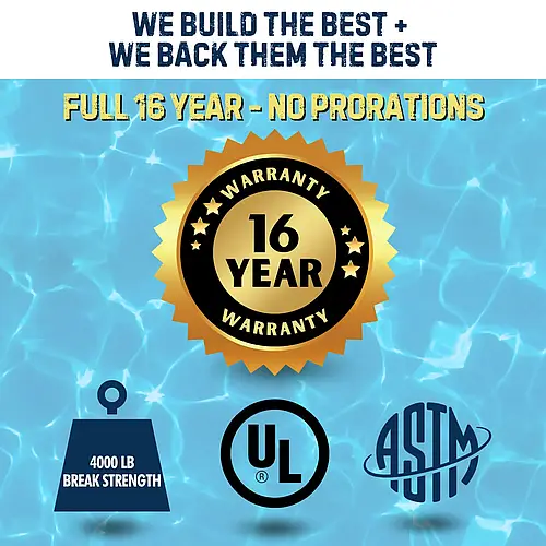 Gorilla Solid Safety Pool Cover 16-Year Full Warranty Non-Prorated