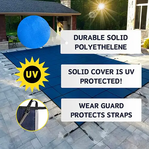 Durable Polypropylene Fabric - UV inhibited resist degradation and Rubbing Strips to protect straps