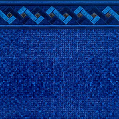 12ft Round 52in wall Azure Peak Heavy Duty Beaded Vinyl Liner for Above Ground Swimming Pool 6722