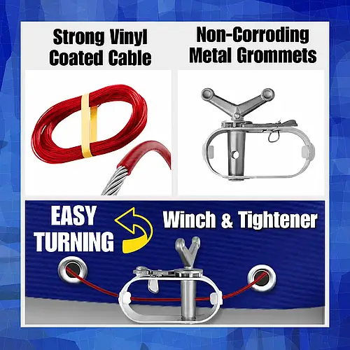 Cable and Winch System included