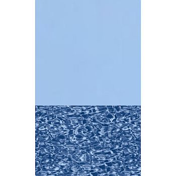 Expandable Blue Wall / Print Bottom Overlap Liner