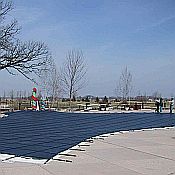 Mesh Safety Cover / Pool Size 16ft 6In x 32ft 6In Grecian