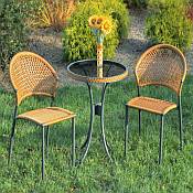 Wicker Bistro Set - Sawgrass 3 Piece